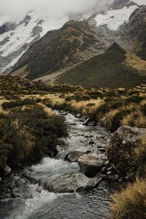 高山流水自然风景图片
