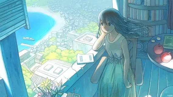 动漫女孩在想 动漫女孩在想