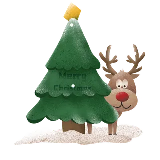 圣诞节平安夜圣诞树免扣素材圣诞元素