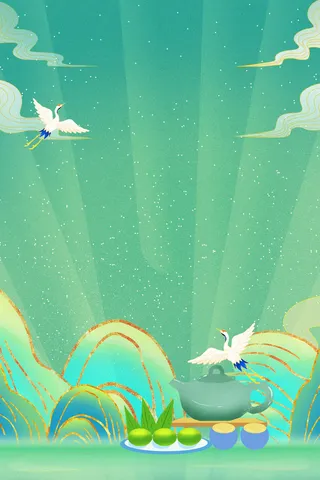 中式古典国潮来袭海报展板宣传背景图PSD设计PS模板素材