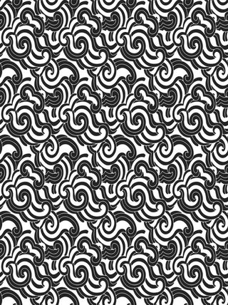 中国风复古中式祥云纹浪花纹背景海浪底纹理线纹PSD素材AI背景图案