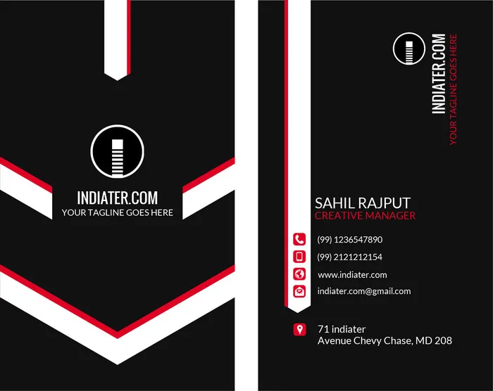 设计创造 名片psd模版下载