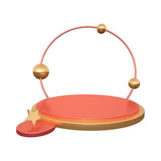 展台素材免扣产品展示台PNG