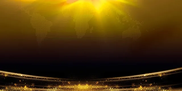 金色大气活动宣传背景