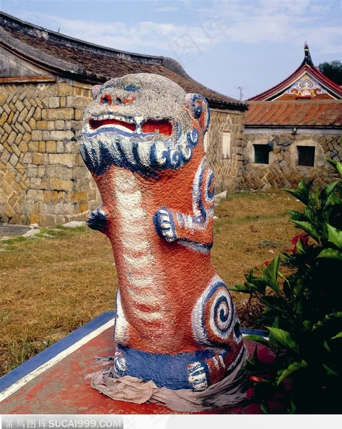 传统文化-彩色的神兽