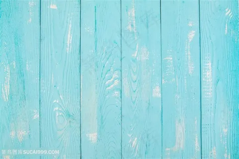 蓝色清新木板背景