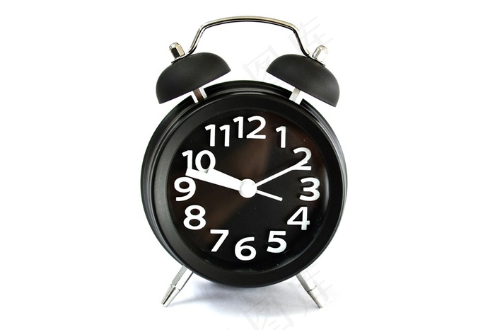 时钟系列 - 小巧可爱的黑白闹钟