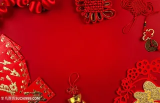 春节元素背景