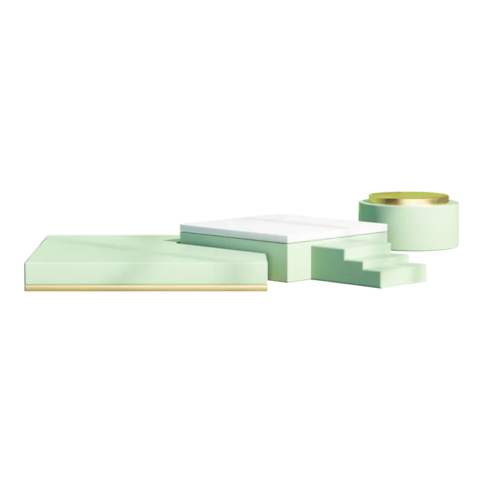3D展台素材免扣产品展示台PNG