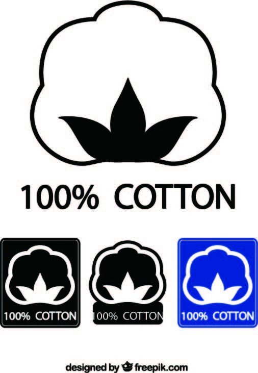 免抠纯棉制品标签