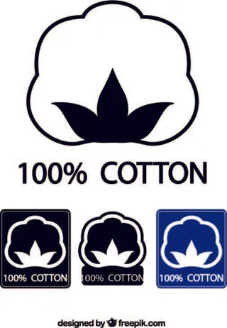 免抠纯棉制品标签
