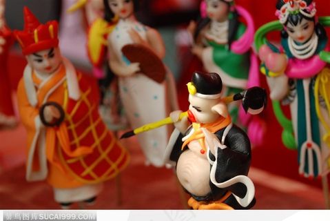 泥人唐僧和猪八戒和七仙女