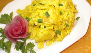 0911XC-081韭菜炒土鸡蛋