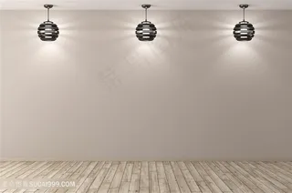 灯光射灯墙面背景效果高清图片