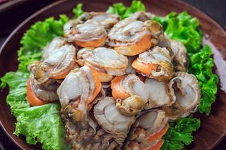 夏季美食牡蛎摄影图