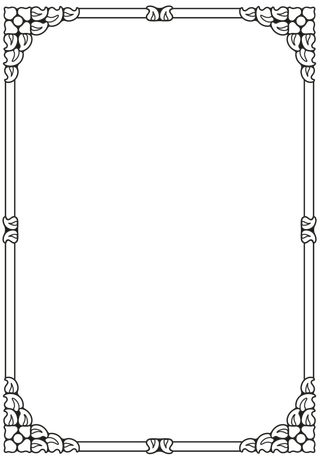 欧式复古线条边框花纹AI矢量LOGO角框花边分割线设计PSD卡片素材