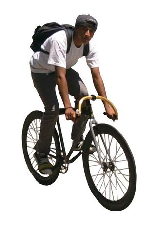 骑自行车的人 PNG免抠