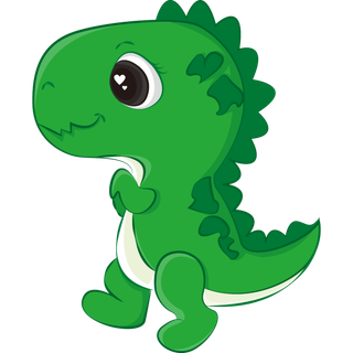 卡通恐龙生日宝宝宴派对素材恐龙派对免扣素材