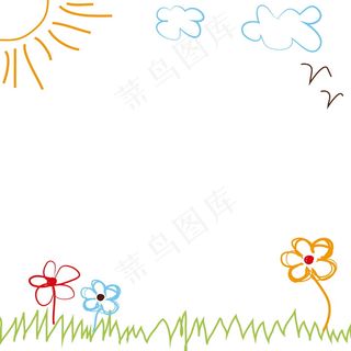 简单儿童手绘画图片