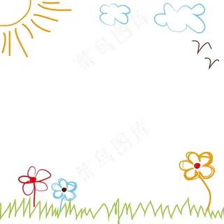 简单儿童手绘画图片