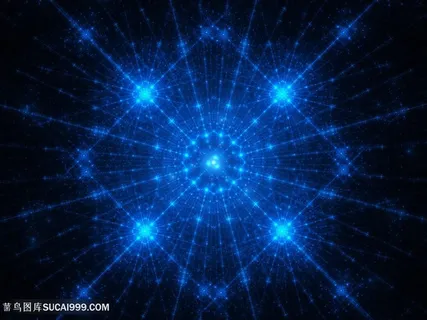 蓝色花纹底纹背景高清图