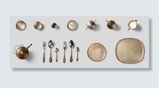 西式餐具高清摄影分层图