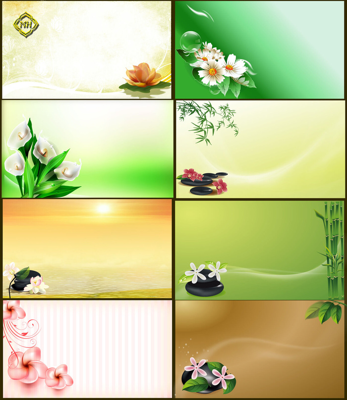 八张好看装饰spa背景