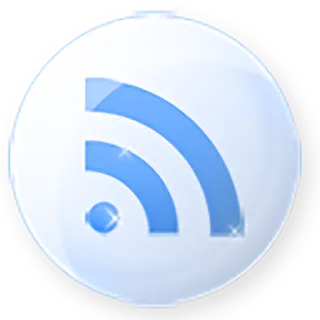 无线网蓝色圆形