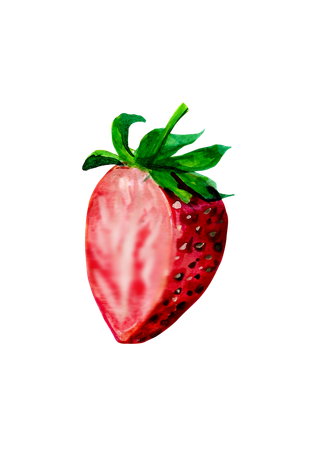 水果水彩画水果免扣素材