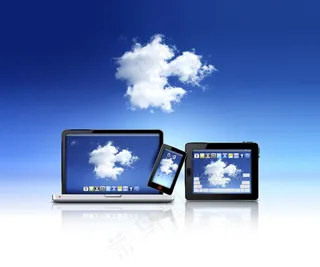 蓝天白云电子产品图片