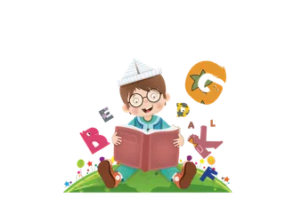 卡通 英文 英语教育 看书