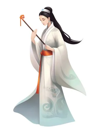 古风人物插画免抠