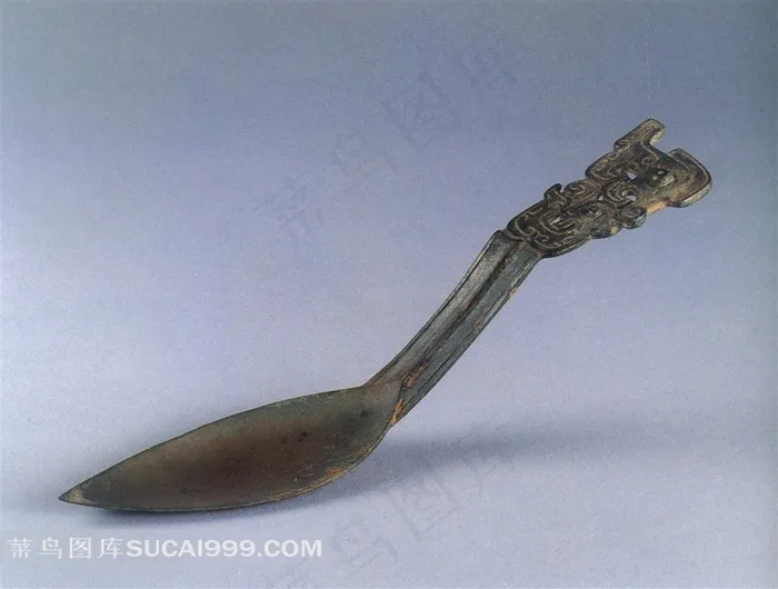 古代青铜勺子高清素材