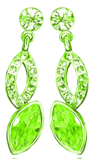 耳坠免抠图浅绿