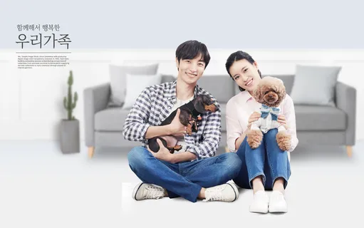 温馨家庭人物生活场景PSD分层素材 