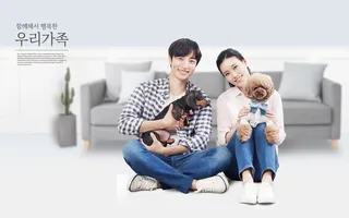 温馨家庭人物生活场景PSD分层素材 