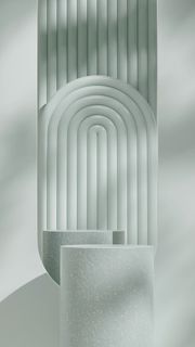 小清新c4d场景电商展台合层背景