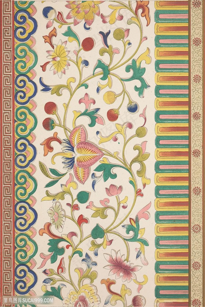 中式道教兰花传统纹样集锦中国风图片