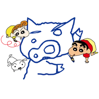 蜡笔小新可爱人物免扣素材