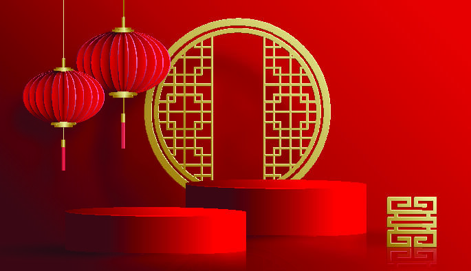 创造商店3D展示台素材eps,ai矢量模版下载