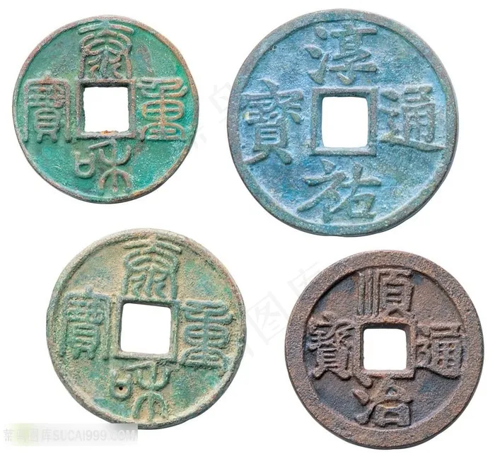 古代钱币素材图片