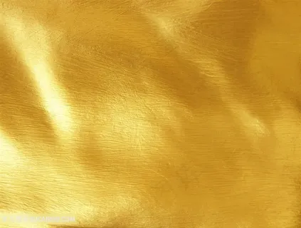 金黄色横板金箔烫金纸背景图片