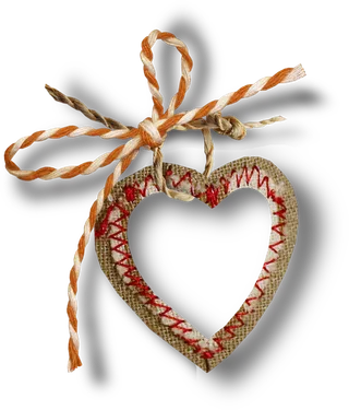 织物绳子情人节