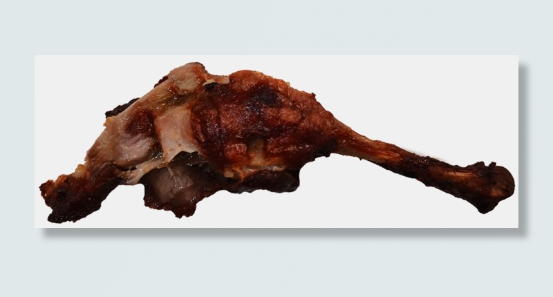 烤鸭鸭腿免抠摄影元素素材