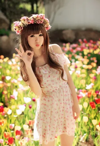 摄影图片人物美女模特照片