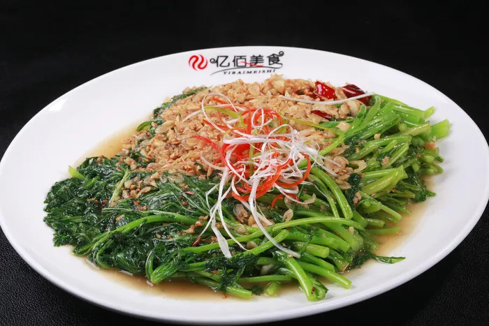 虾米煎茼蒿 (1)