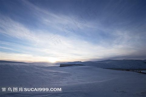 欧洲挪威王国雪景素材大图