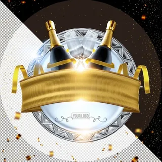 新年年会啤酒背景