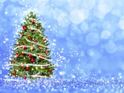 精美圣诞树背景 精美圣诞树背景