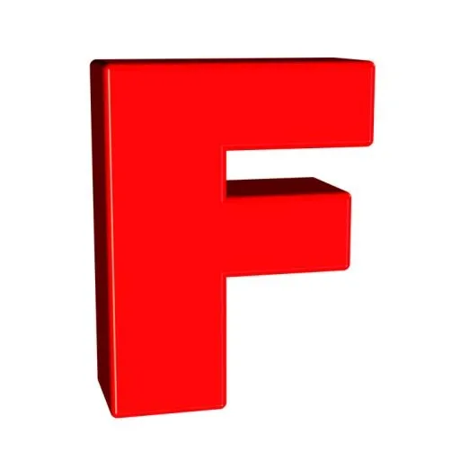 字母F PNG免抠(720x720)